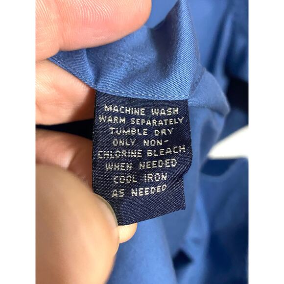 Dockers Microfiber Blend Button Front Dress Shirt 16-16.5 34/35 Business Office - Picture 6 of 6